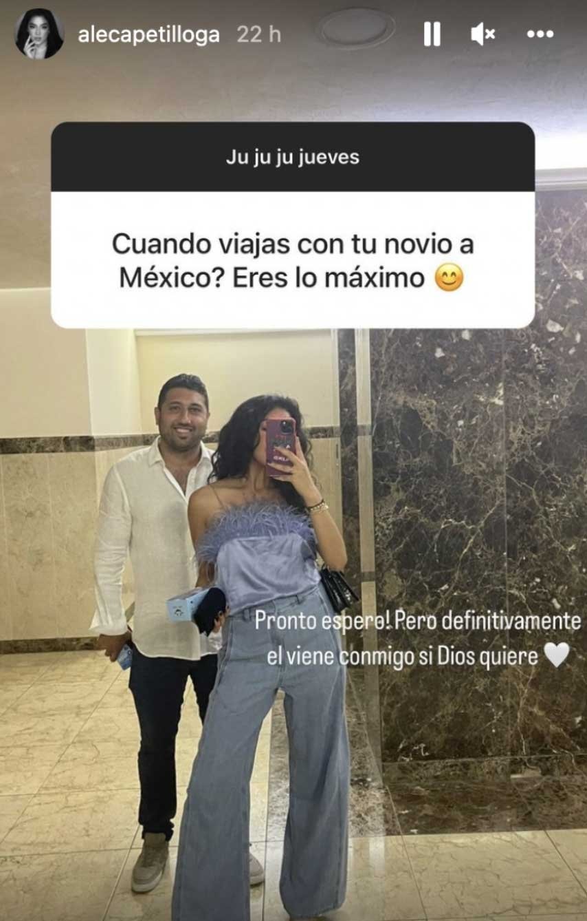 Hija Eduardo Capetillo novio: "Él viene conmigo"
