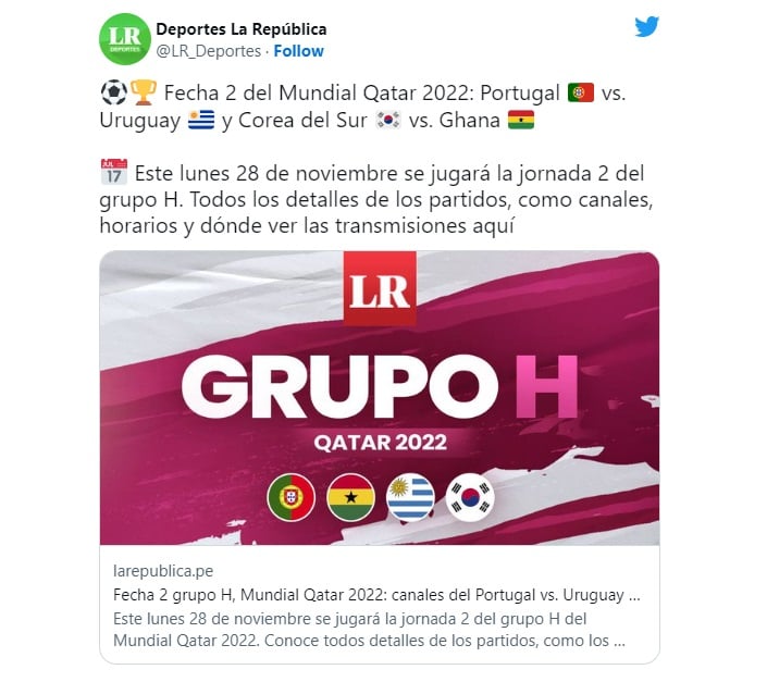 Partidos para hoy 28 de noviembre del Mundial Qatar 2022