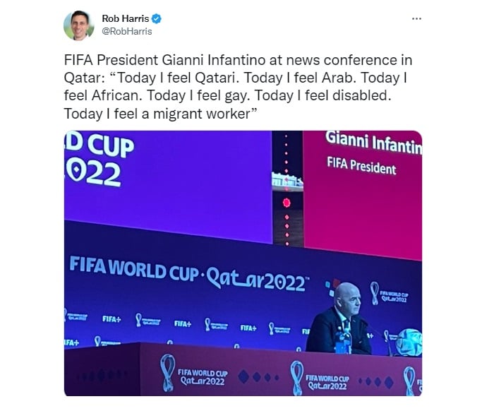 Funcionario de la FIFA revela que es gay en medio de polémico Qatar 2022