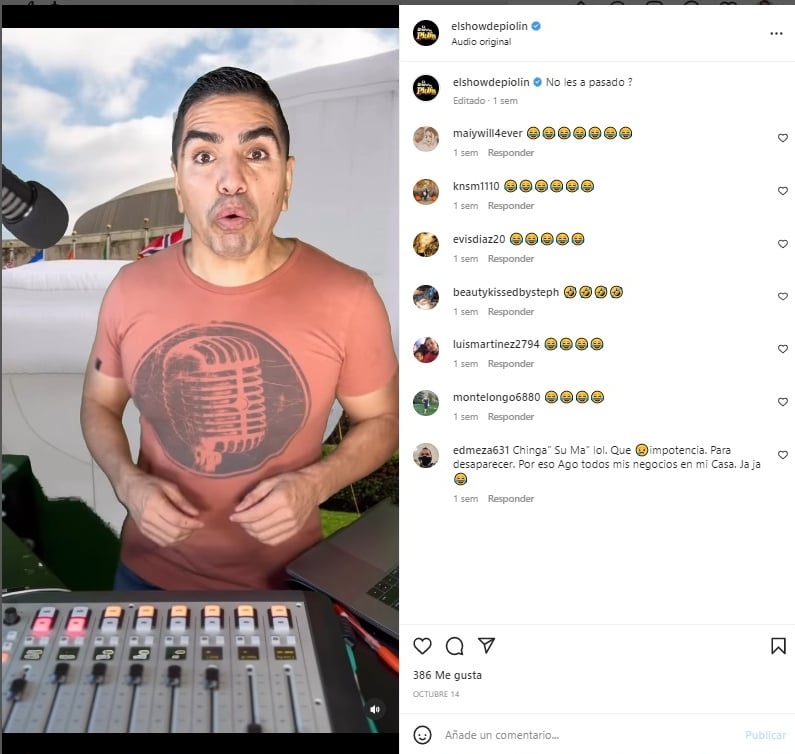 El famoso locutor de radio 
