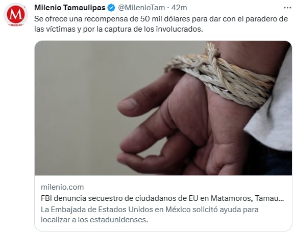 US citizens kidnapping Mexico