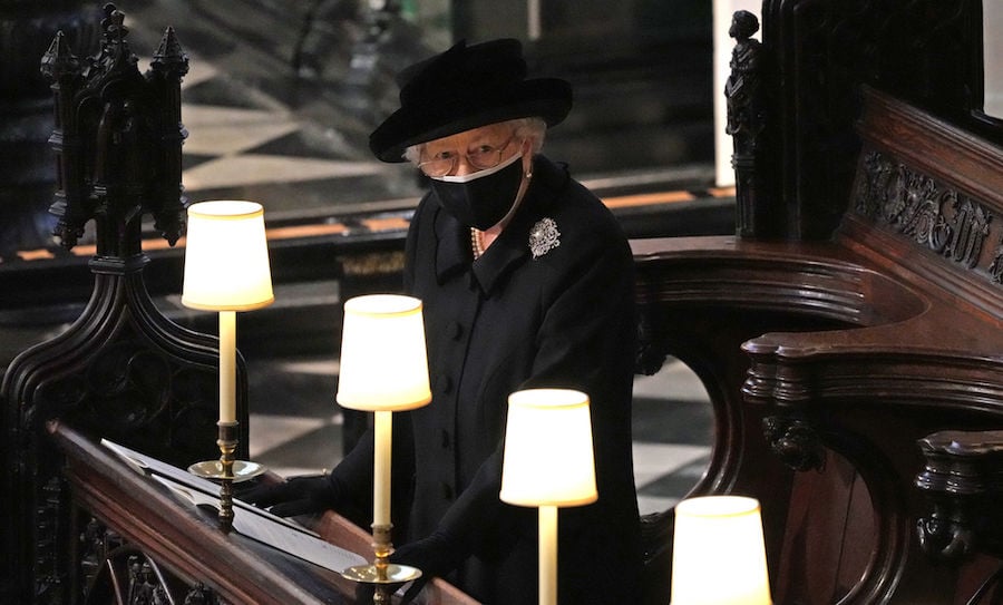 Fotos reinado Isabel II: El funeral de su esposo