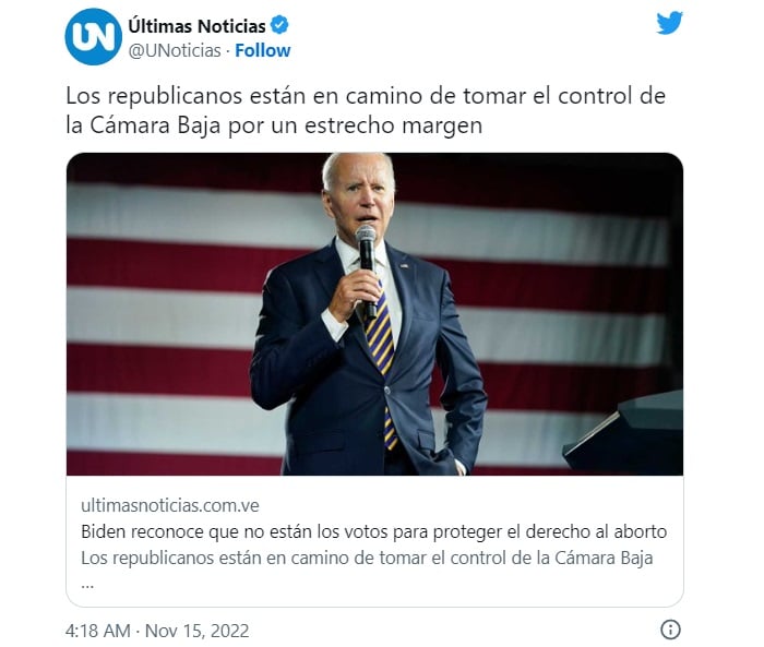 Partido Republicano mayoría en la Cámara Baja