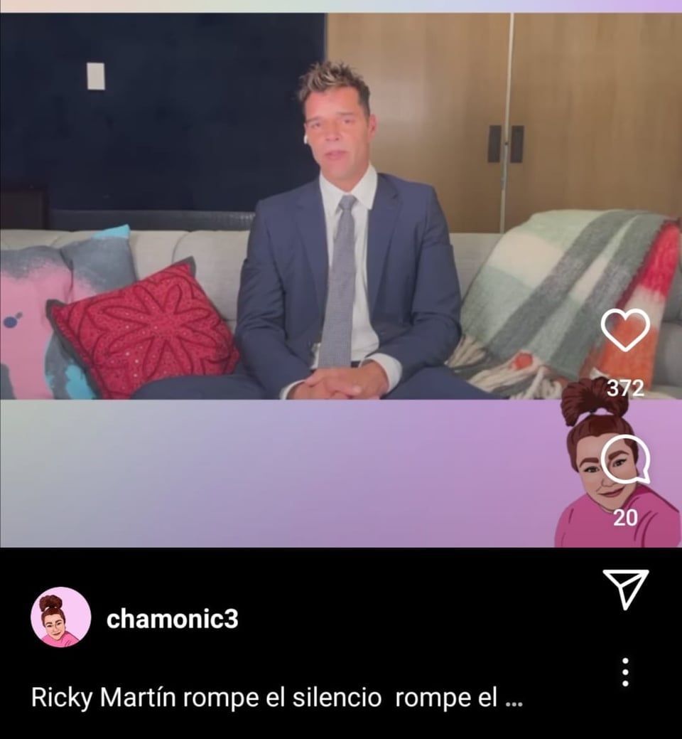 Ricky Martín orden restricción