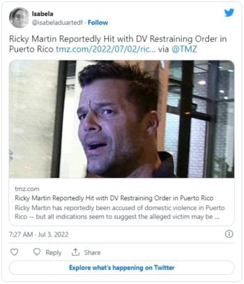 Ricky Martin acusaciones de violencia doméstica