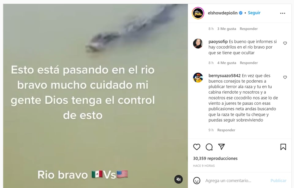 Border Patrol Crocodile