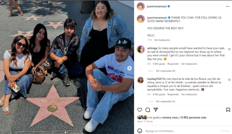 Juan Rivera y Jenni Rivera, hermanos, familia Rivera, hijos, MundoNOW