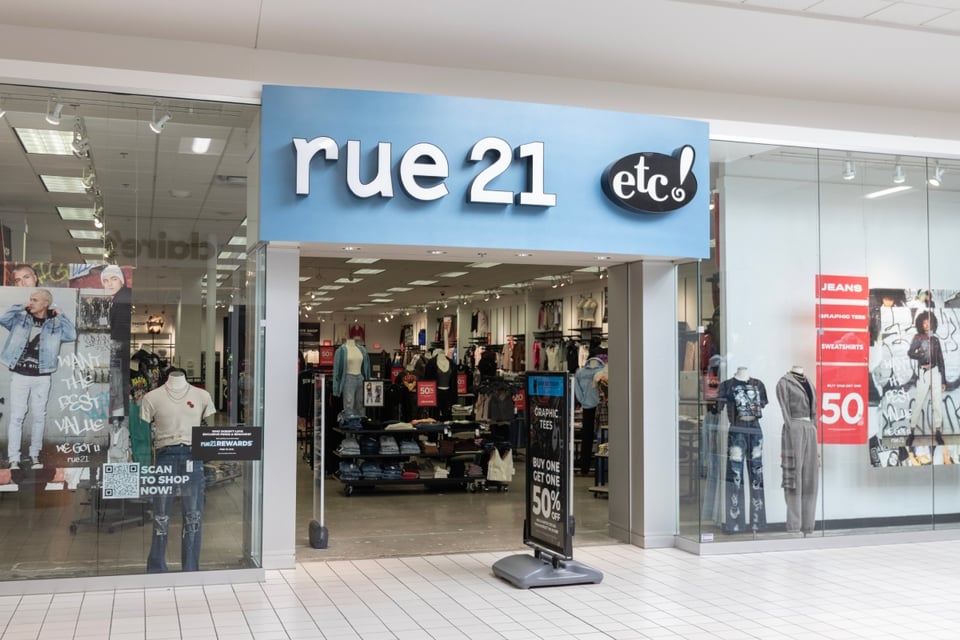 minorista, rue21, ropa adolescente, bancarrota, Capítulo 11, liquidación, MundoNOW