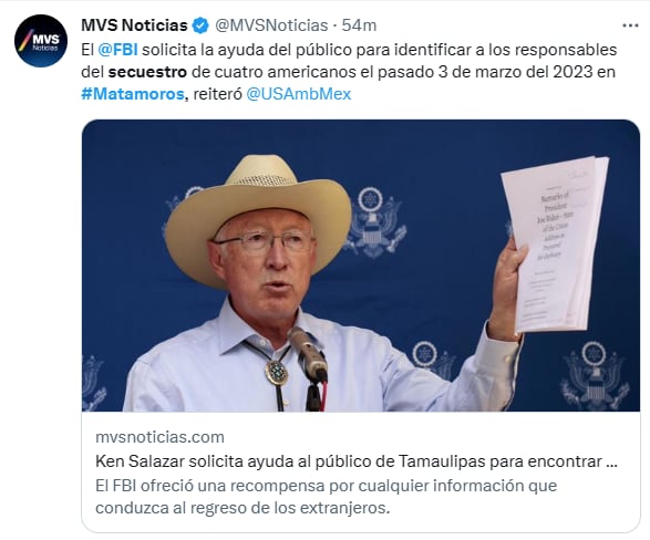 US citizens kidnapping Mexico