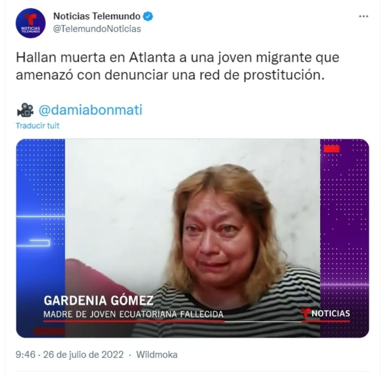Madre Saraí Llanos rompe silencio: No supo nada de ella