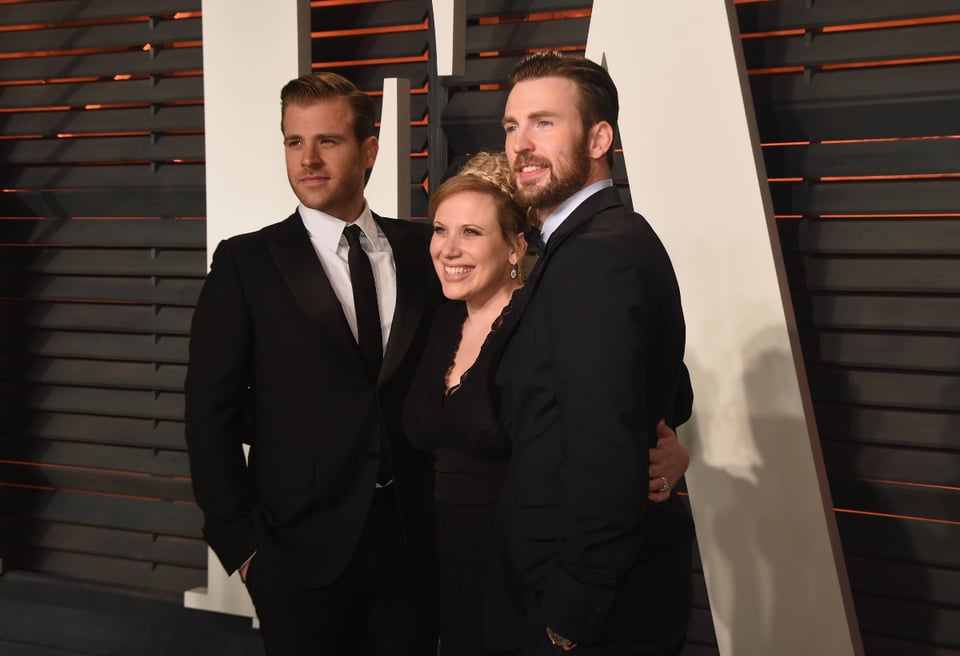 Hermanos, Hermana, Evento de Vanity Fair, Fotógrafos, Vestidos elegantes, actor
