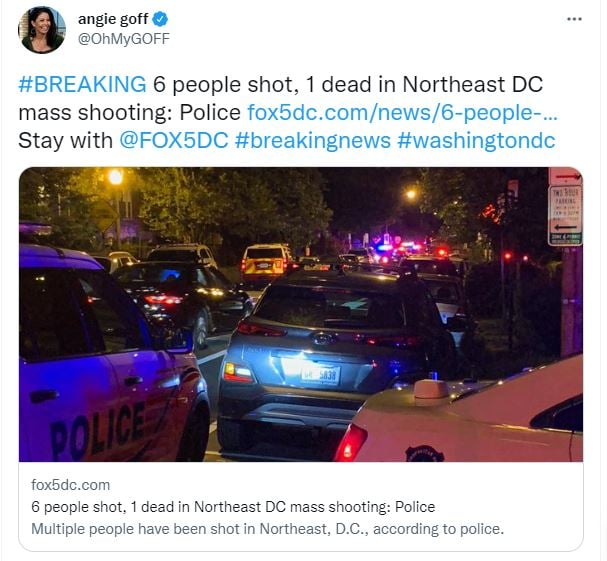 ¿Se conocían las víctimas del tiroteo en Washington DC?