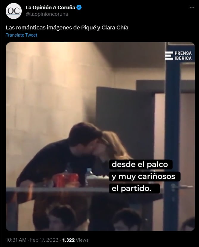 No disimularon sus sentimientos por el otro