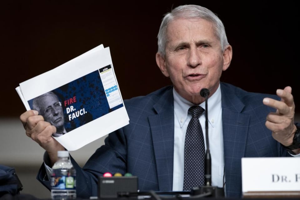 Fauci denuncia «amenazas de muerte» y que un hombre intentó asesinarlo