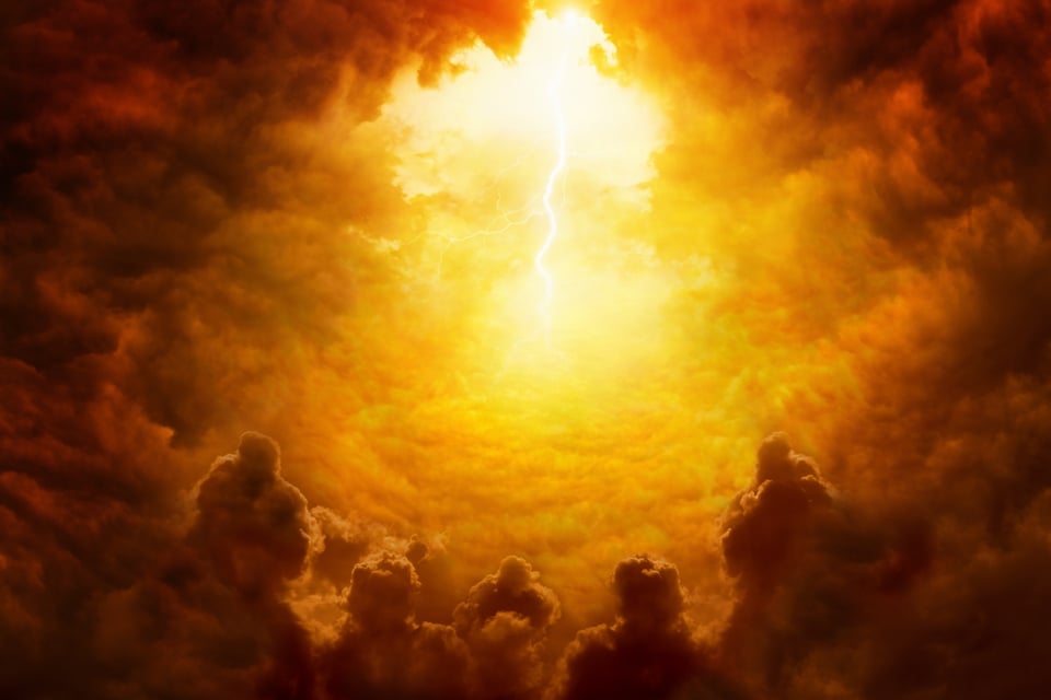 clouds, lightening, religion, spirituality