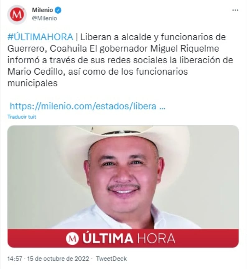 "Han sido encontradas sanas y salvas en una brecha rural"