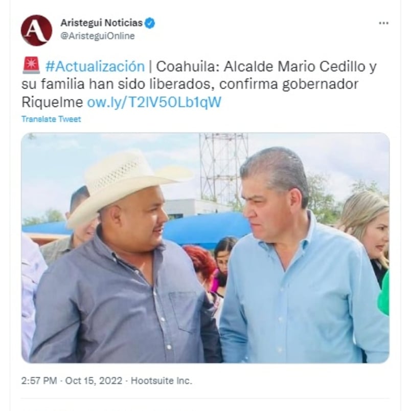 Confirman su liberación