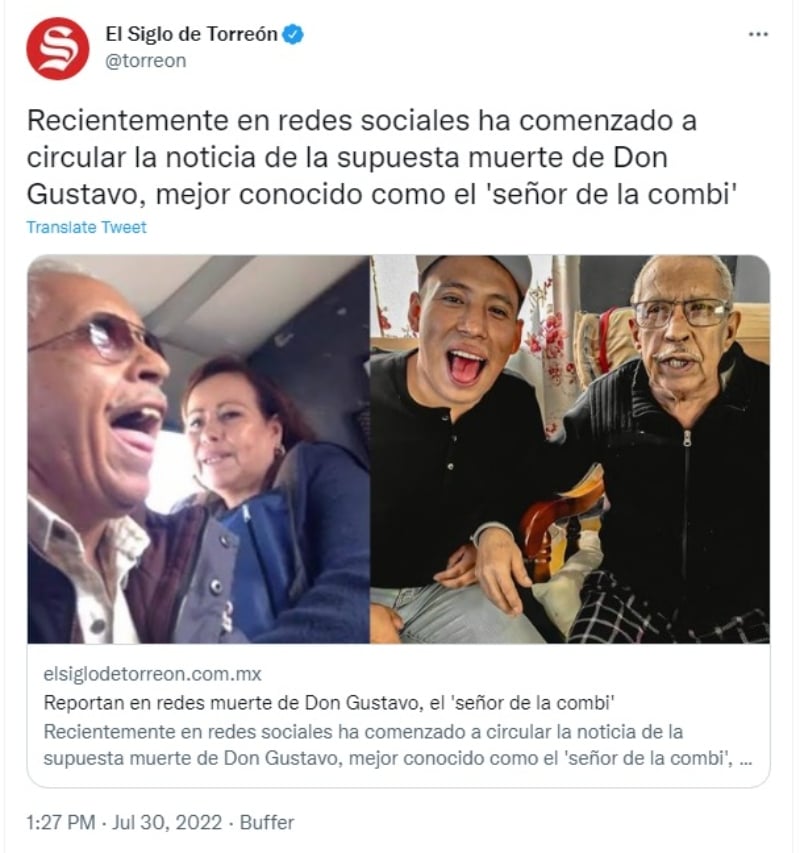 "Un ícono de internet"