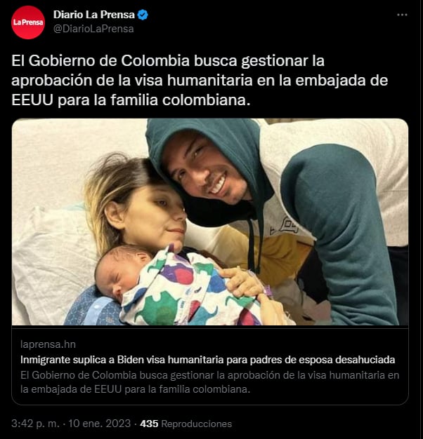 Le diagnosticaron cáncer a su esposa Paula en Noviembre de 2022