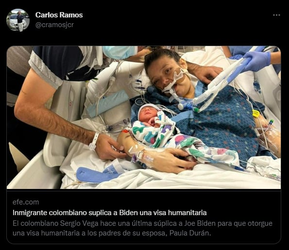 A pesar del cáncer, su tercer hijo nació con buena salud
