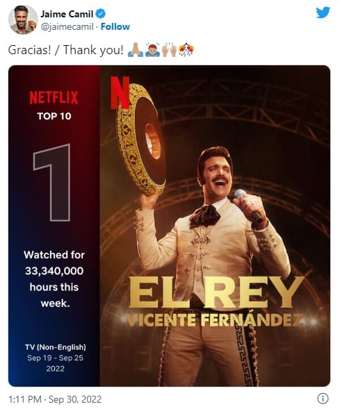 protagonista serie Netflix El Rey Vicente Fernández