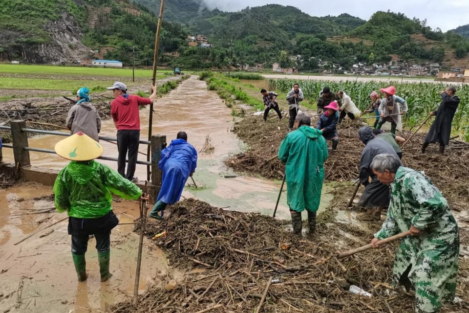 Al menos 15 muertos y 3 desaparecidos por lluvias torrenciales en China