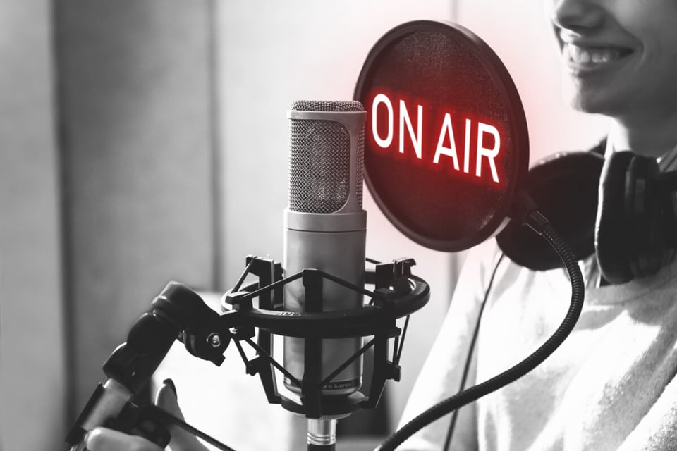 on air, live broadcast