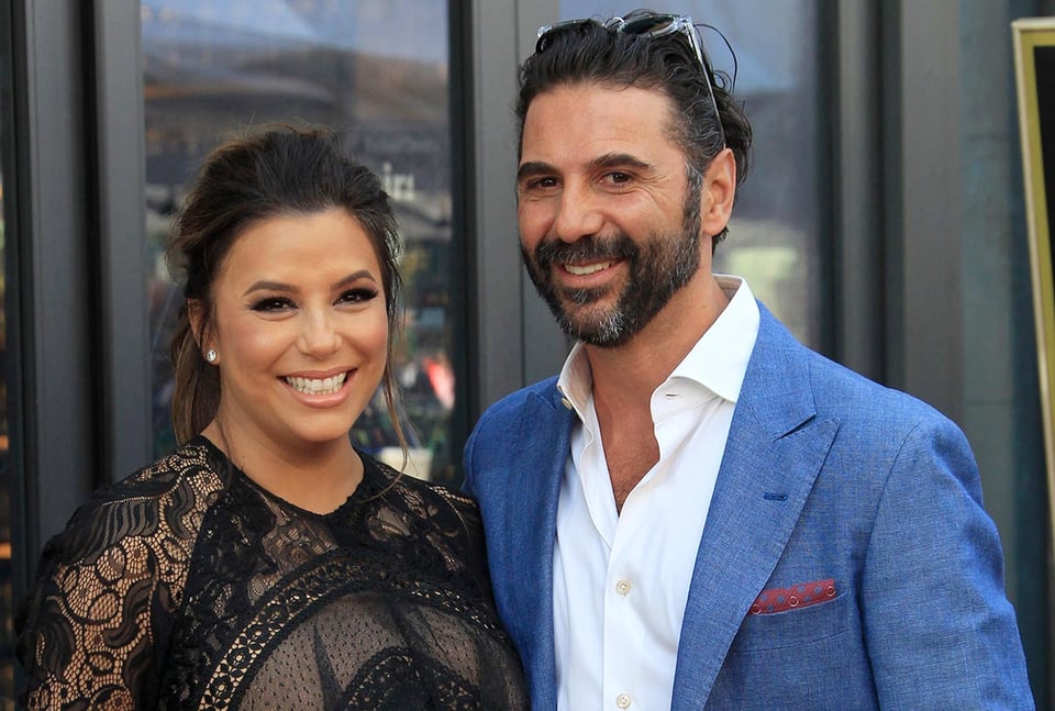 Eva Longoria, José Bastón, Hollywood, Paseo de la Fama, pareja