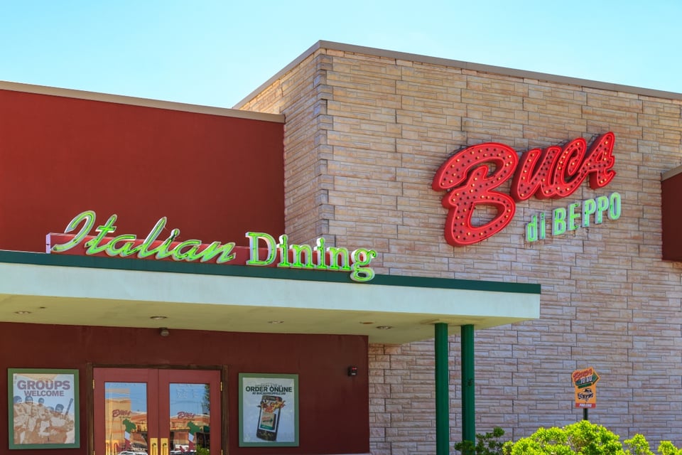 Cierre, Buca di Beppo, restaurante, EEUU, Olive Garden