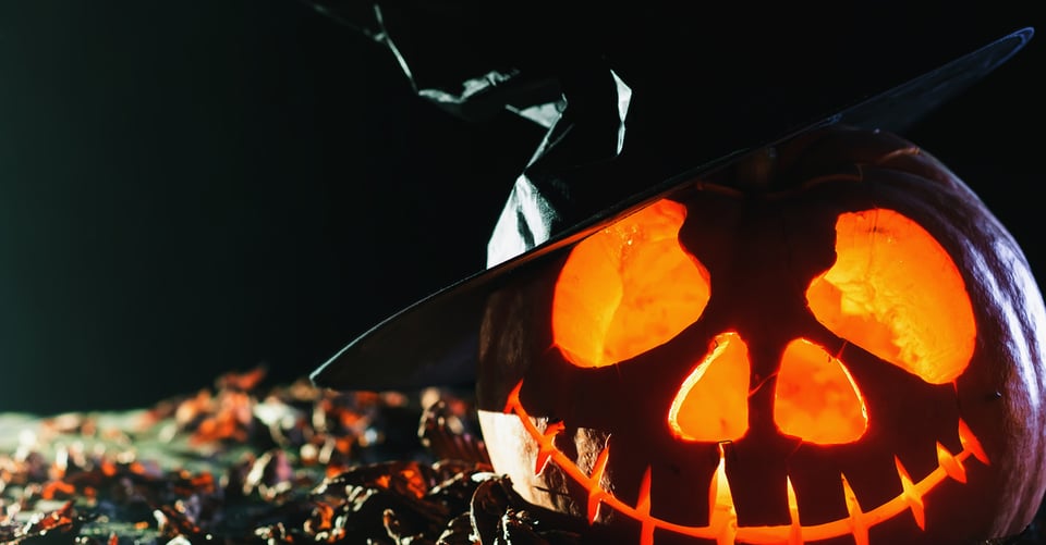 calabaza con rostro, Halloween, caras y gestos, juego, decoración