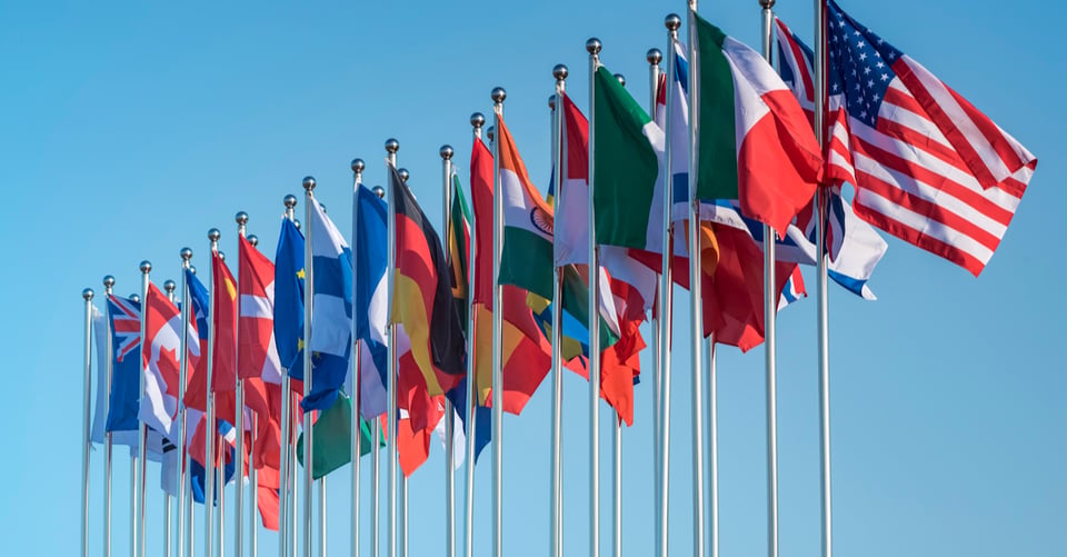 Banderas como idea de visas