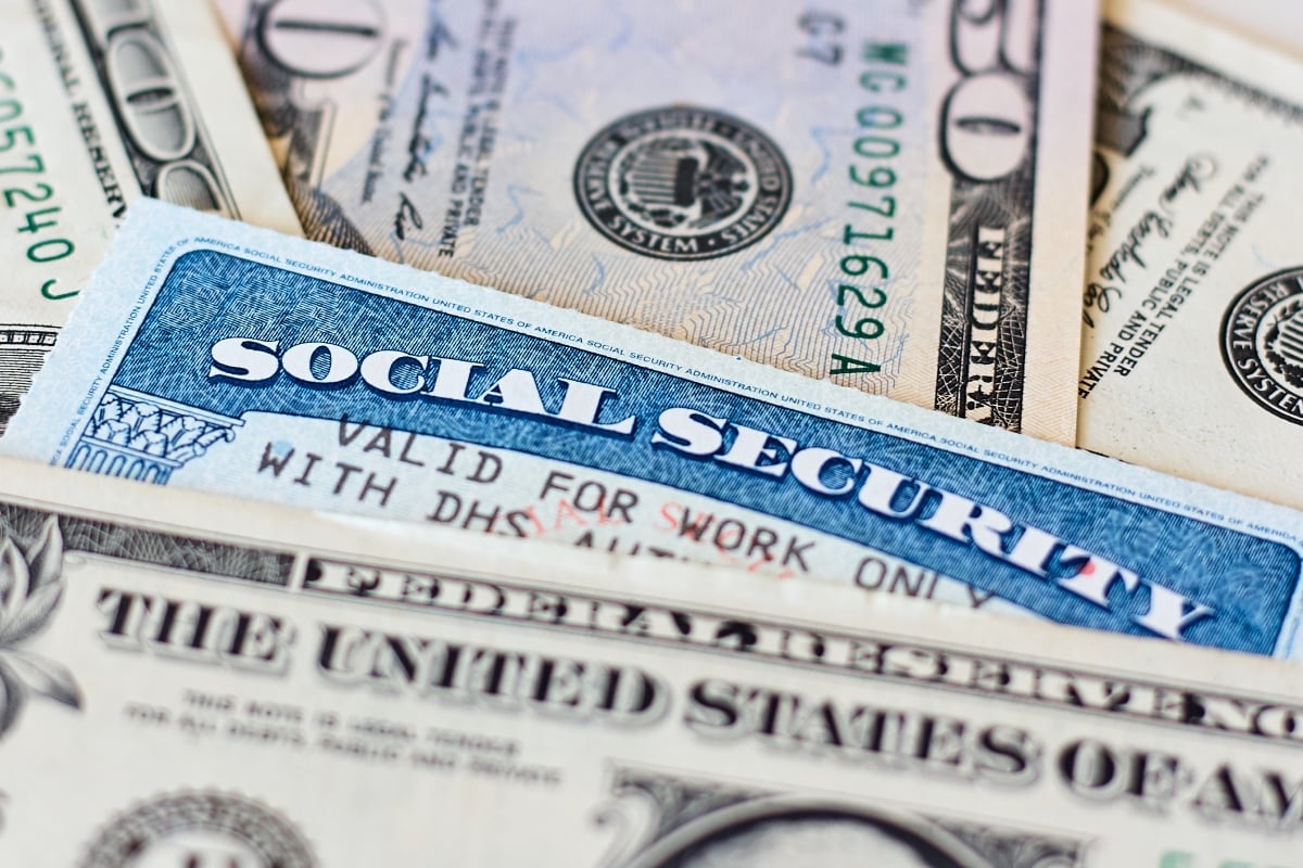 Cheque aumentado Seguro Social