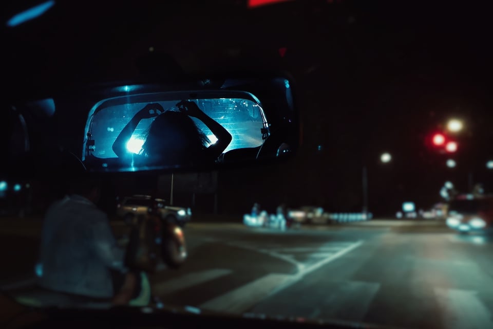 Captan supuesta niña fantasma tras un accidente en carretera