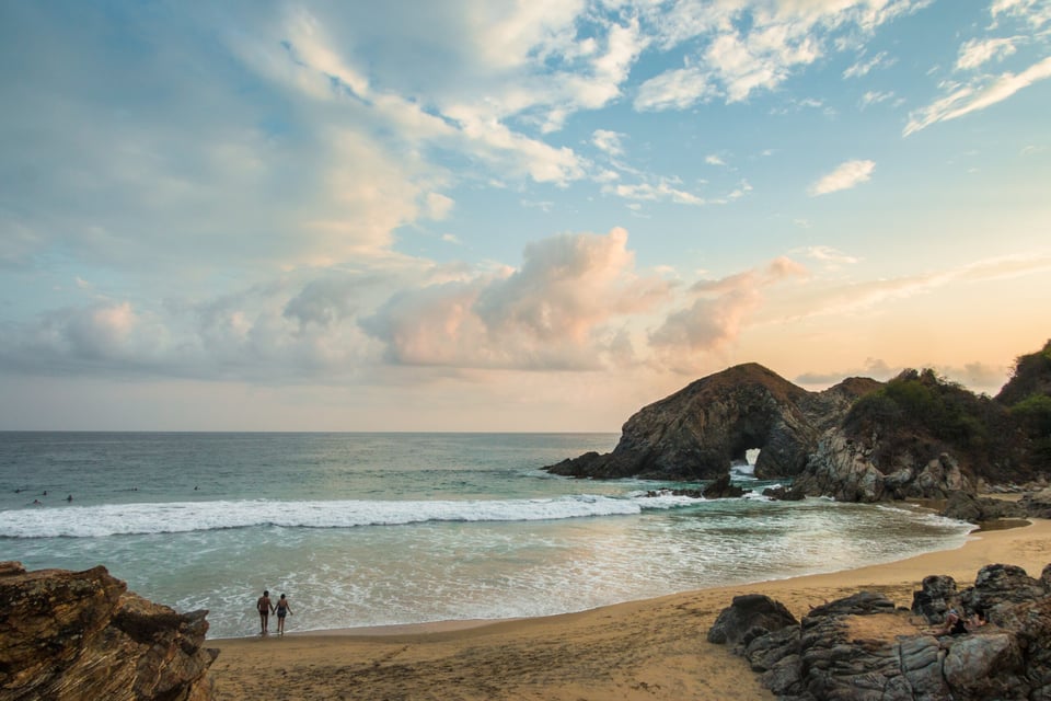 Zipolite: Playas nudistas
