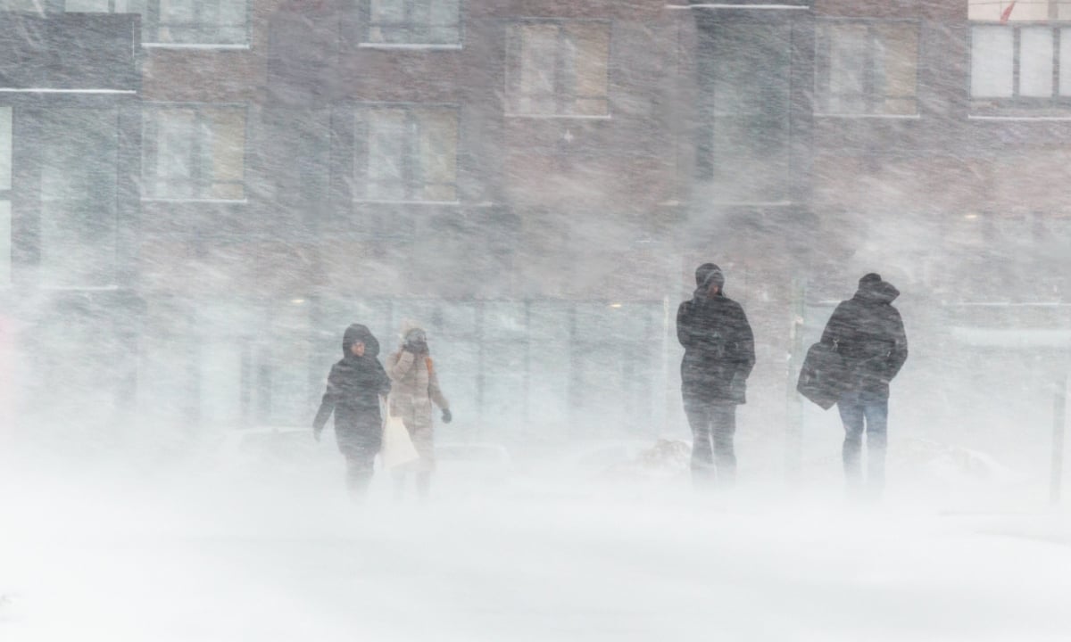 Tormentas de invierno, fuertes vientos y nevadas golpearán Estados Unidos