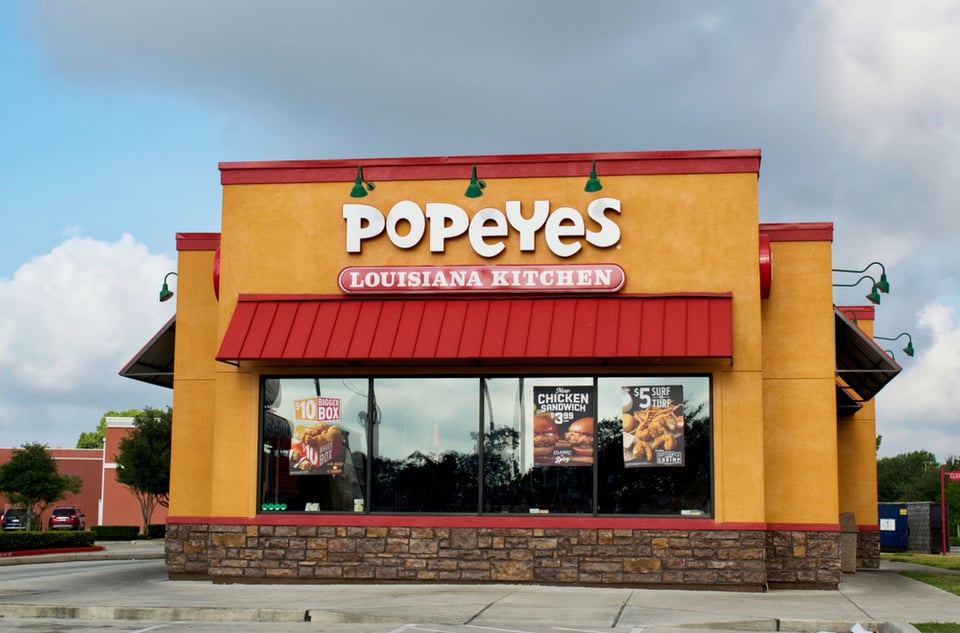 Popeyes pollo frito a 59 centavos