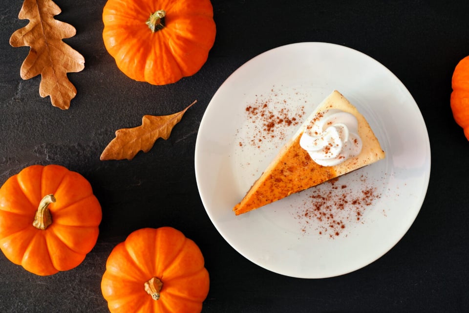 pastel de calabaza clásico, pay, calabazas, hojas de maple, MundoNOW