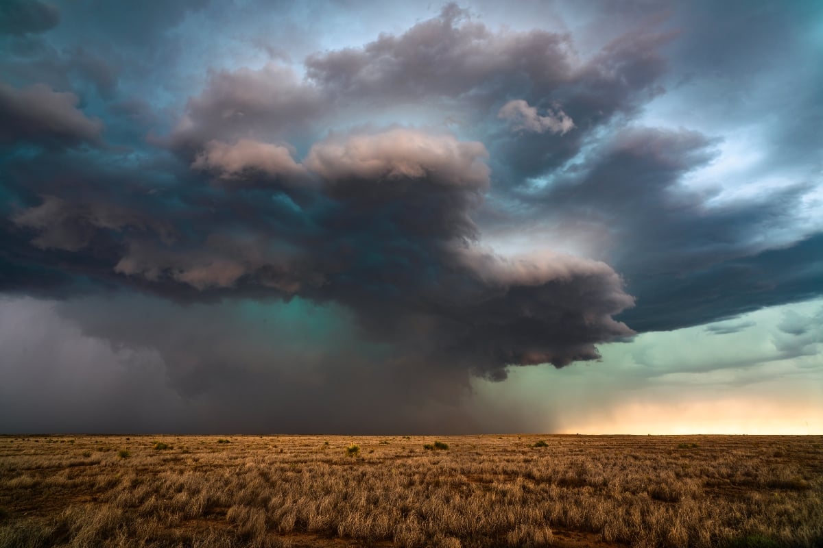 Tormentas severas para el centro de EEUU, Texas, Nebraska, Iowa, Estados Unidos