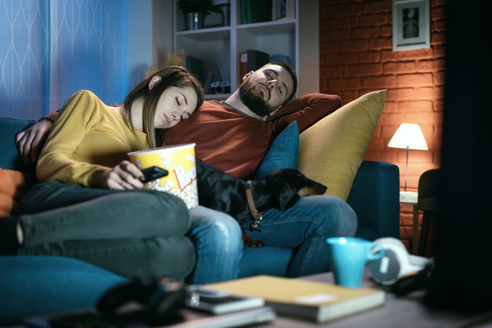 Sleeping with the TV on can kill you!