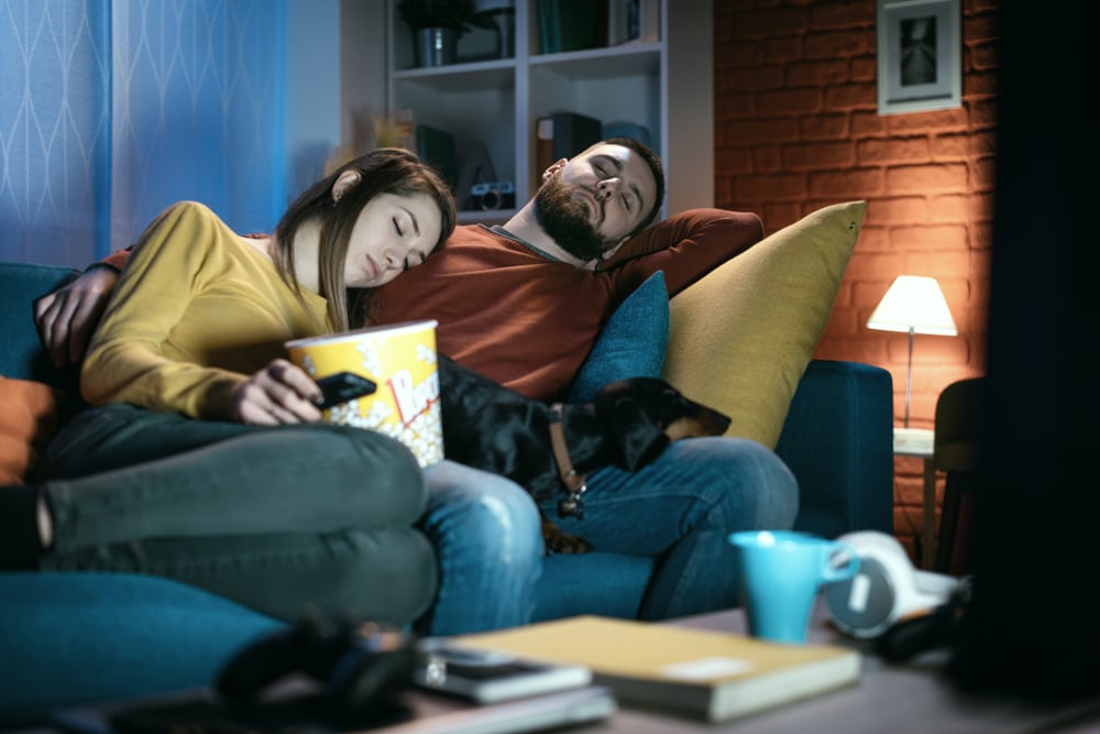 Sleeping with the TV on can kill you!