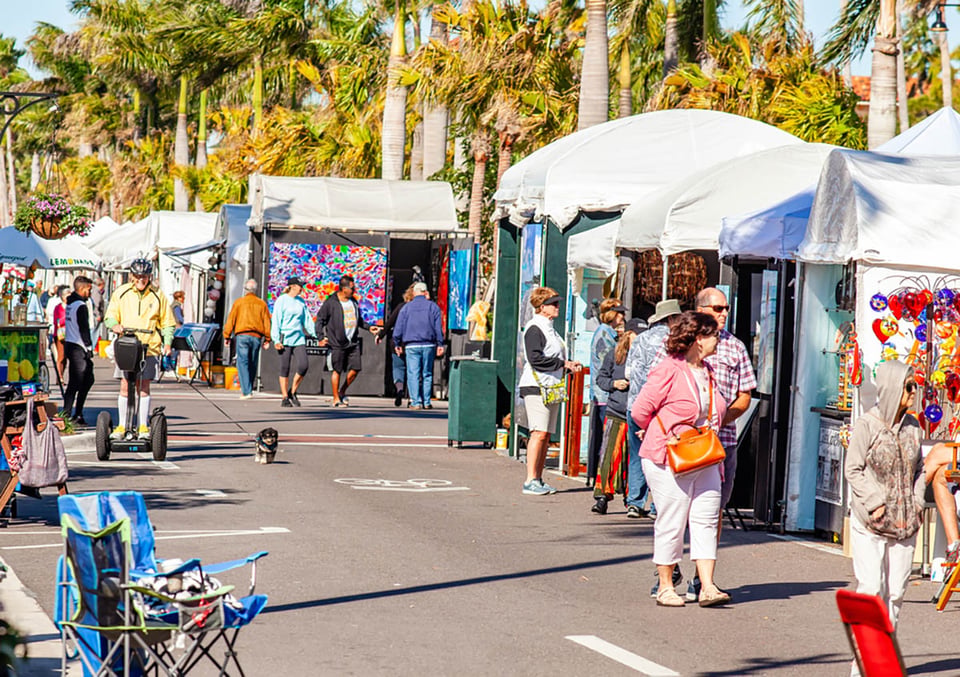 street fair, art, crafts, Florida, people