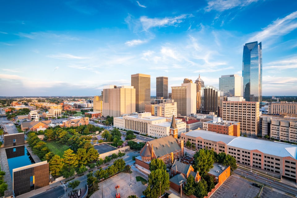 Oklahoma, city, USA, skyline, Staycation ideas