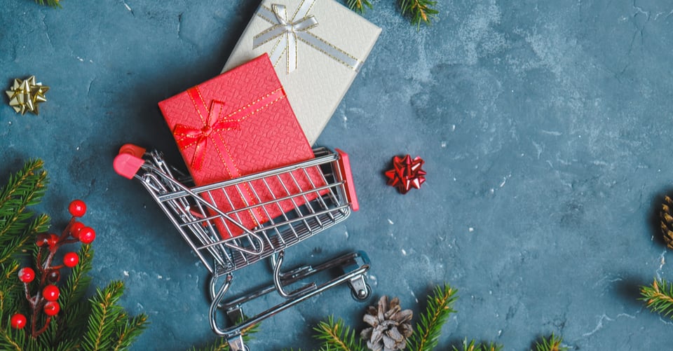 carrito de compras, cajas de regalo, Holidays, MundoNOW, Navidad