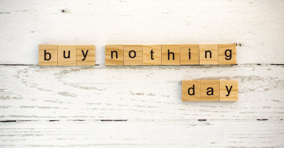 ¿Por qué se celebra el Día de No Comprar Nada o Buy Nothing Day?