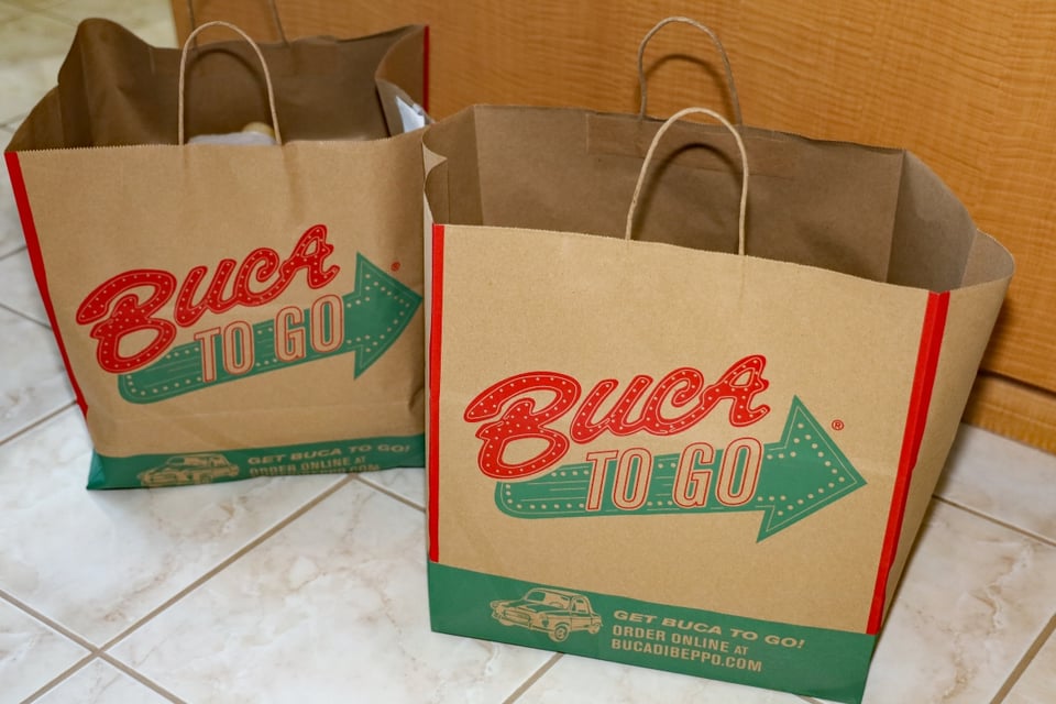 Comida, italiana, anuncio, EEUU, clientes