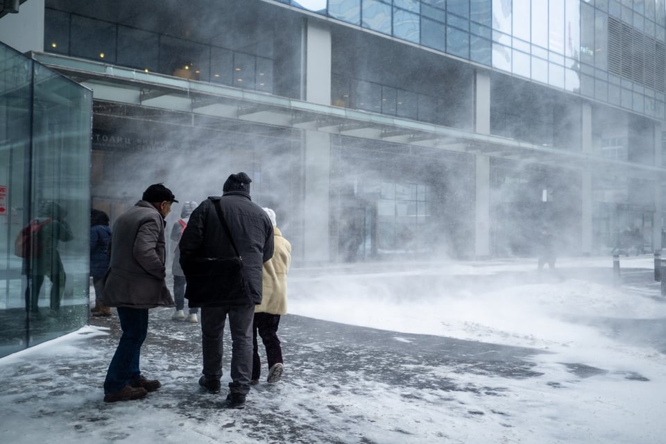 Frío, nieve, advertencia, clima, MundoNOW