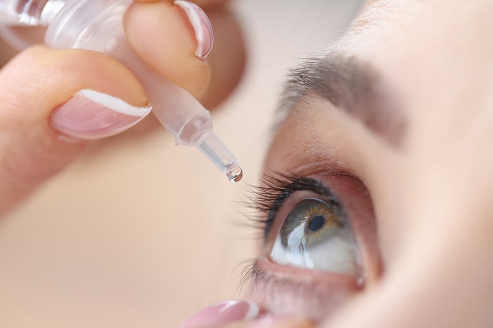 Retiro de gotas para los ojos relacionado con la muerte
