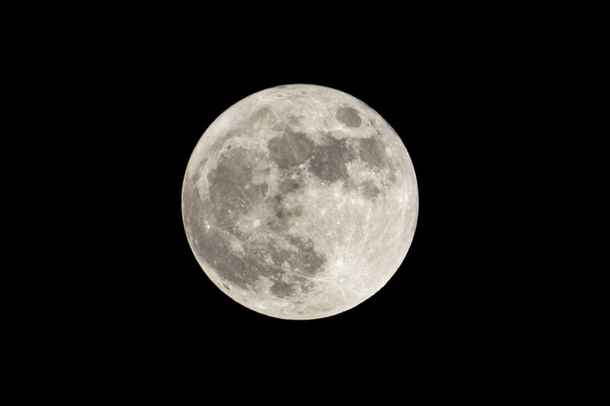 BIZARRE! A woman stood motionless staring at the moon for over 5 hours