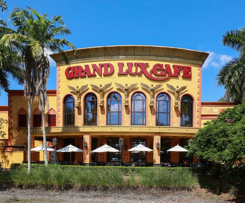 Grand Lux Cafe, cafetería, restaurante, comida, alimentos
