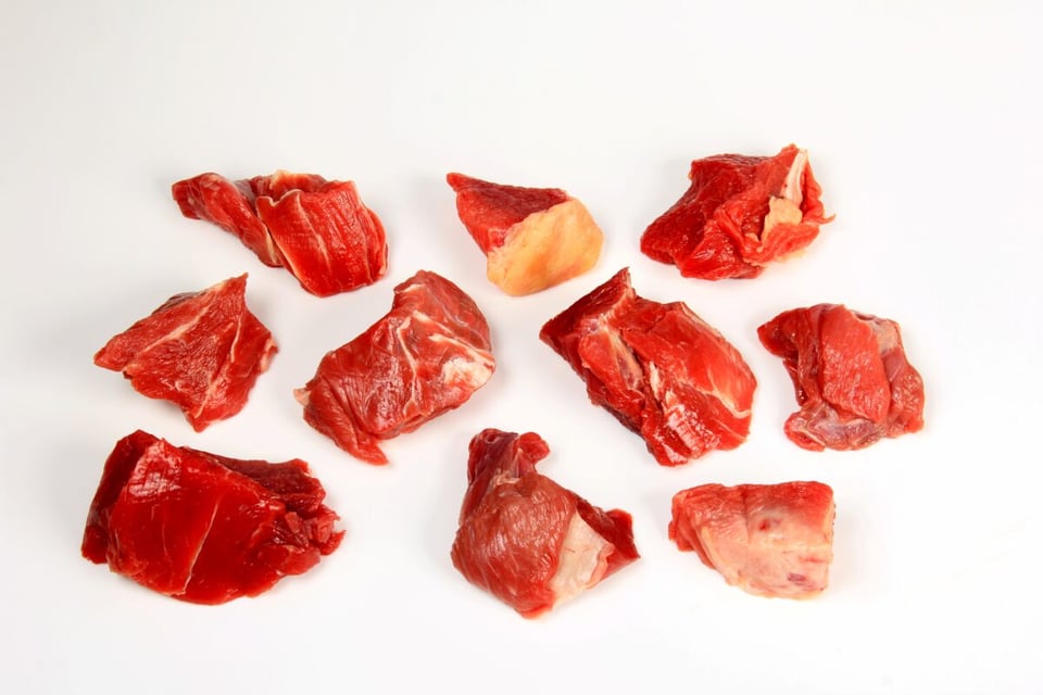 Carne, Picada, Trozos, Comida, Alimento